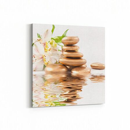 Olla 17037K Spa / Masaj Görseli Kare Kanvas Tablo (Ölçü: 60X60)