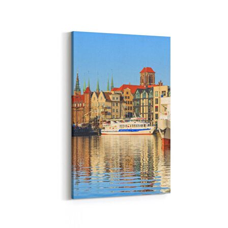 Olla 18310D Yapı Görseli Dikey Kanvas Tablo (Ölçü: 60X90)