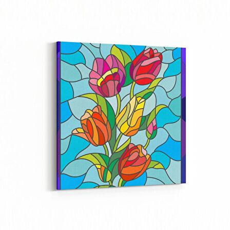 Olla 17800K Yağlı Boya Görseli Kare Kanvas Tablo (Ölçü: 25X25)