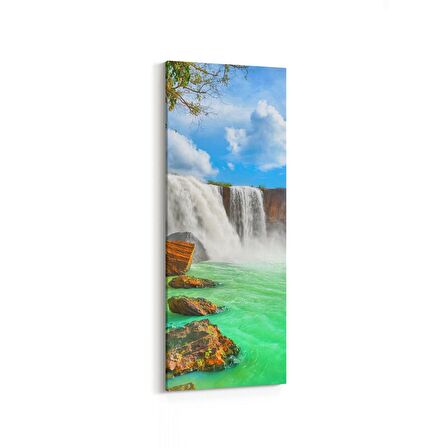 Olla 13253DI Doğa / Manzara Görseli Dikey İnce Kanvas Tablo (Ölçü: 30X90)