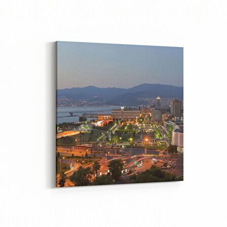 Olla 17930K Yapı Görseli Kare Kanvas Tablo (Ölçü: 30X30)