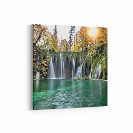 Olla 13352K Doğa / Manzara Görseli Kare Kanvas Tablo (Ölçü: 25X25)