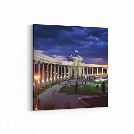 Olla 18455K Yapı Görseli Kare Kanvas Tablo (Ölçü: 30X30)