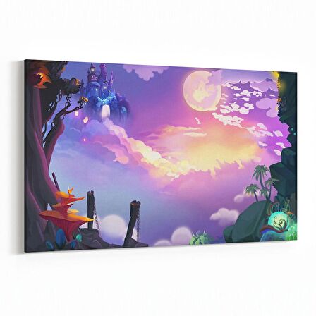 Olla 12784Y Çocuk Odası Görseli Yatay Kanvas Tablo (Ölçü: 45X30)