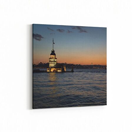 Olla 18081K Yapı Görseli Kare Kanvas Tablo (Ölçü: 25X25)