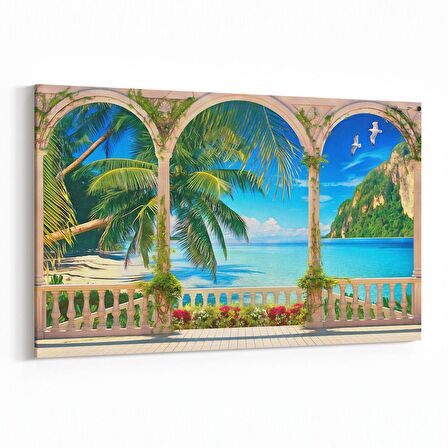 Olla 14066Y Doğa / Manzara Görseli Yatay Kanvas Tablo (Ölçü: 45X30)