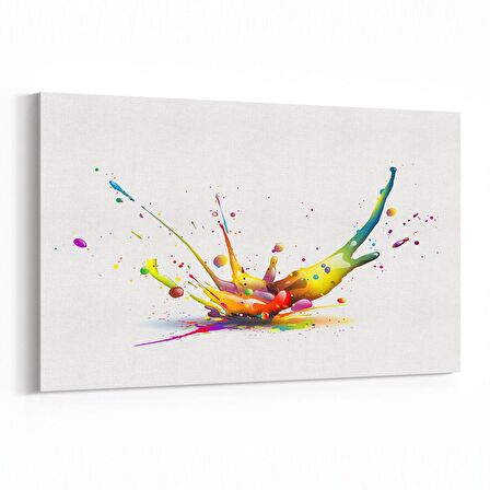 Olla 10314Y Abstract Görsel Yatay Kanvas Tablo (Ölçü: 70X50)