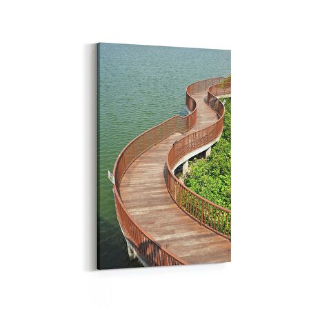 Olla 13225D Doğa / Manzara Görseli Dikey Kanvas Tablo (Ölçü: 70X105)