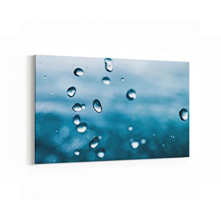 Olla 17275Y Su / Damla Görseli Yatay Kanvas Tablo (Ölçü: 70X50)