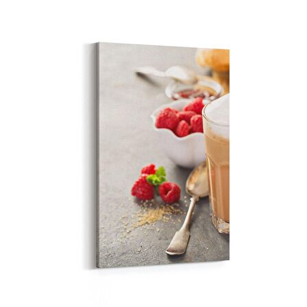 Olla 15243D Gıda Görseli Dikey Kanvas Tablo (Ölçü: 60X90)