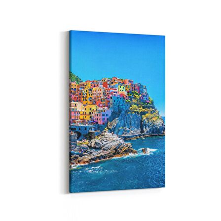 Olla 18403D Yapı Görseli Dikey Kanvas Tablo (Ölçü: 70X105)