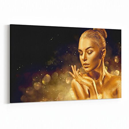 Olla 16794Y Model / Manken Görseli Yatay Kanvas Tablo (Ölçü: 30X20)