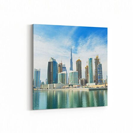 Olla 18623K Yapı Görseli Kare Kanvas Tablo (Ölçü: 25X25)