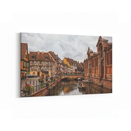 Olla 18836Y Yapı Görseli Yatay Kanvas Tablo (Ölçü: 120X80)