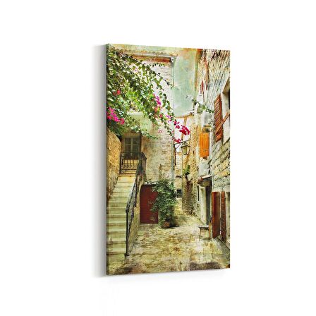 Olla 18205DD Yapı Görseli Dikey Dar Kanvas Tablo (Ölçü: 60X120)