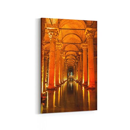 Olla 18194D Yapı Görseli Dikey Kanvas Tablo (Ölçü: 60X90)