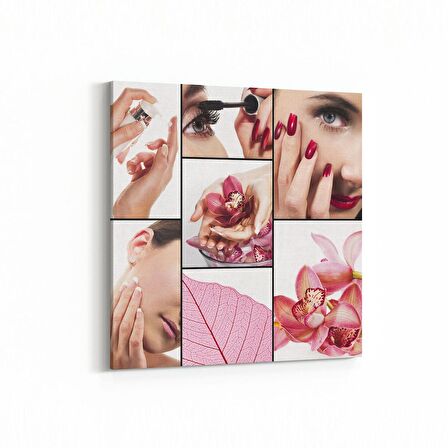 Olla 17077K Spa / Masaj Görseli Kare Kanvas Tablo (Ölçü: 30X30)