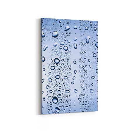 Olla 17285D Su / Damla Görseli Dikey Kanvas Tablo (Ölçü: 60X90)