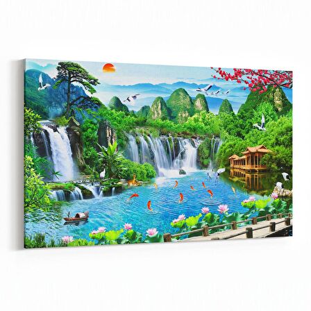 Olla 13578Y Doğa / Manzara Görseli Yatay Kanvas Tablo (Ölçü: 150X100)