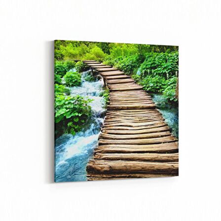 Olla 13892K Doğa / Manzara Görseli Kare Kanvas Tablo (Ölçü: 25X25)