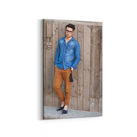 Olla 16749D Model / Manken Görseli Dikey Kanvas Tablo (Ölçü: 100X150)