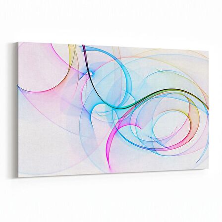 Olla 10132Y Abstract Görsel Yatay Kanvas Tablo (Ölçü: 45X30)