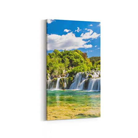 Olla 13998DD Doğa / Manzara Görseli Dikey Dar Kanvas Tablo (Ölçü: 60X120)