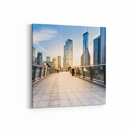 Olla 18148K Yapı Görseli Kare Kanvas Tablo (Ölçü: 30X30)