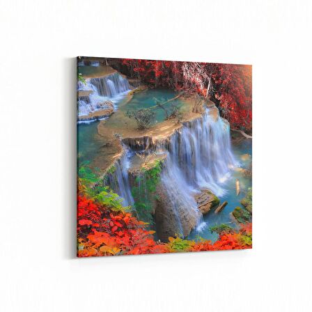 Olla 13781K Doğa / Manzara Görseli Kare Kanvas Tablo (Ölçü: 25X25)
