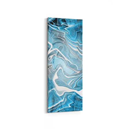 Olla 10339DI Abstract Görsel Dikey İnce Kanvas Tablo (Ölçü: 40X120)