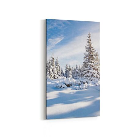 Olla 14174DD Doğa / Manzara Görseli Dikey Dar Kanvas Tablo (Ölçü: 40X80)