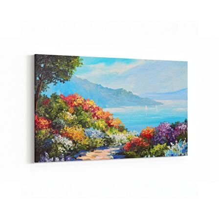 Olla 17839Y Yağlı Boya Görseli Yatay Kanvas Tablo (Ölçü: 45X30)