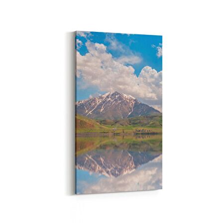 Olla 14193DD Doğa / Manzara Görseli Dikey Dar Kanvas Tablo (Ölçü: 40X80)