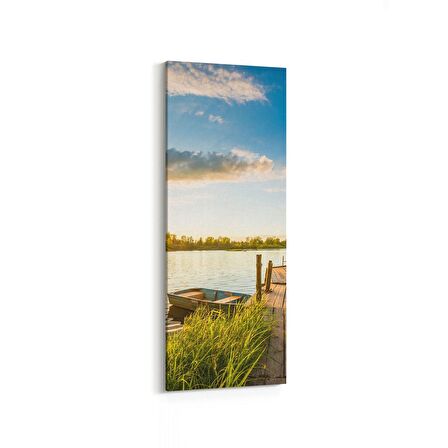 Olla 13849DI Doğa / Manzara Görseli Dikey İnce Kanvas Tablo (Ölçü: 40X120)