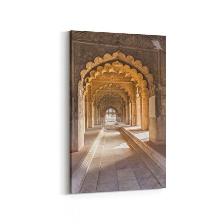 Olla 18292D Yapı Görseli Dikey Kanvas Tablo (Ölçü: 60X90)