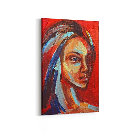 Olla 17846D Yağlı Boya Görseli Dikey Kanvas Tablo (Ölçü: 80X120)