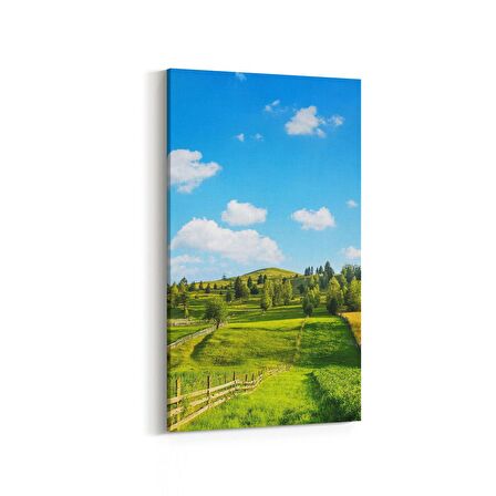 Olla 13748DD Doğa / Manzara Görseli Dikey Dar Kanvas Tablo (Ölçü: 60X120)