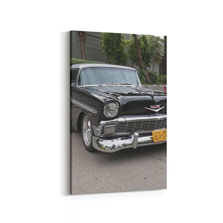 Olla 12356D Araç Görseli Dikey Kanvas Tablo (Ölçü: 100X150)