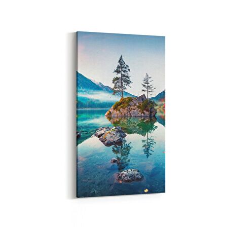 Olla 14488DD Doğa / Manzara Görseli Dikey Dar Kanvas Tablo (Ölçü: 40X80)