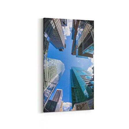 Olla 18360DD Yapı Görseli Dikey Dar Kanvas Tablo (Ölçü: 40X80)