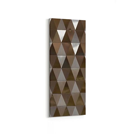 Olla 10013DI Abstract 3 Boyut Görsel Dikey İnce Kanvas Tablo (Ölçü: 40X120)