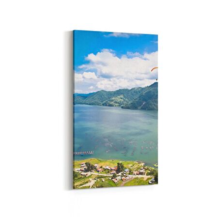 Olla 13601DD Doğa / Manzara Görseli Dikey Dar Kanvas Tablo (Ölçü: 60X120)