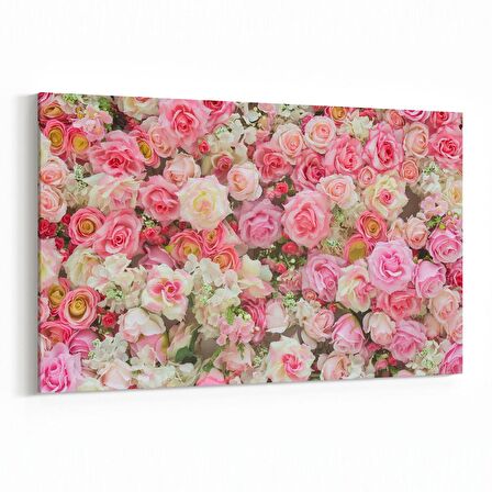 Olla 11605Y Çiçek Görseli Yatay Kanvas Tablo (Ölçü: 150X100)