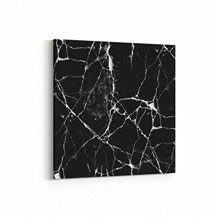 Olla 16733K Mermer Desen Görsel Kare Kanvas Tablo (Ölçü: 60X60)