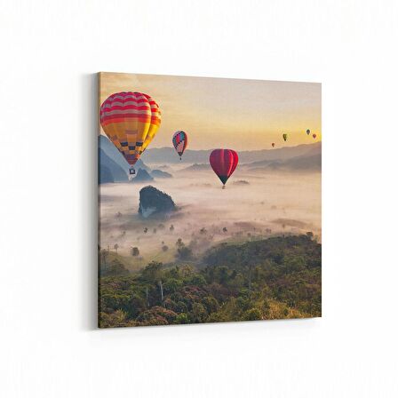 Olla 13180K Doğa / Manzara Görseli Kare Kanvas Tablo (Ölçü: 25X25)