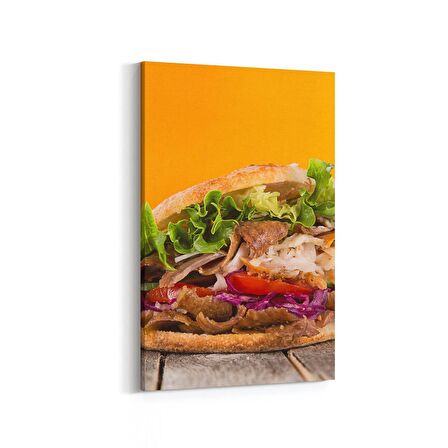 Olla 15228D Gıda Görseli Dikey Kanvas Tablo (Ölçü: 70X105)