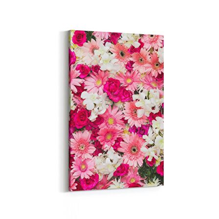 Olla 11581D Çiçek Görseli Dikey Kanvas Tablo (Ölçü: 20X30)