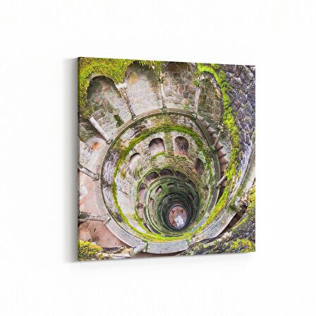 Olla 18553K Yapı Görseli Kare Kanvas Tablo (Ölçü: 25X25)