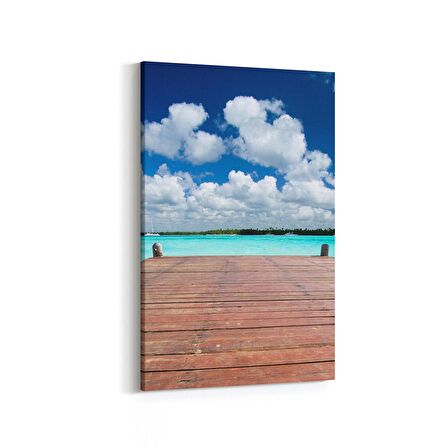 Olla 13555D Doğa / Manzara Görseli Dikey Kanvas Tablo (Ölçü: 100X150)