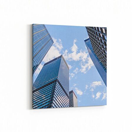 Olla 18160K4 Yapı Görseli Kare 4'lü Kanvas Tablo (Ölçü: 145X145)